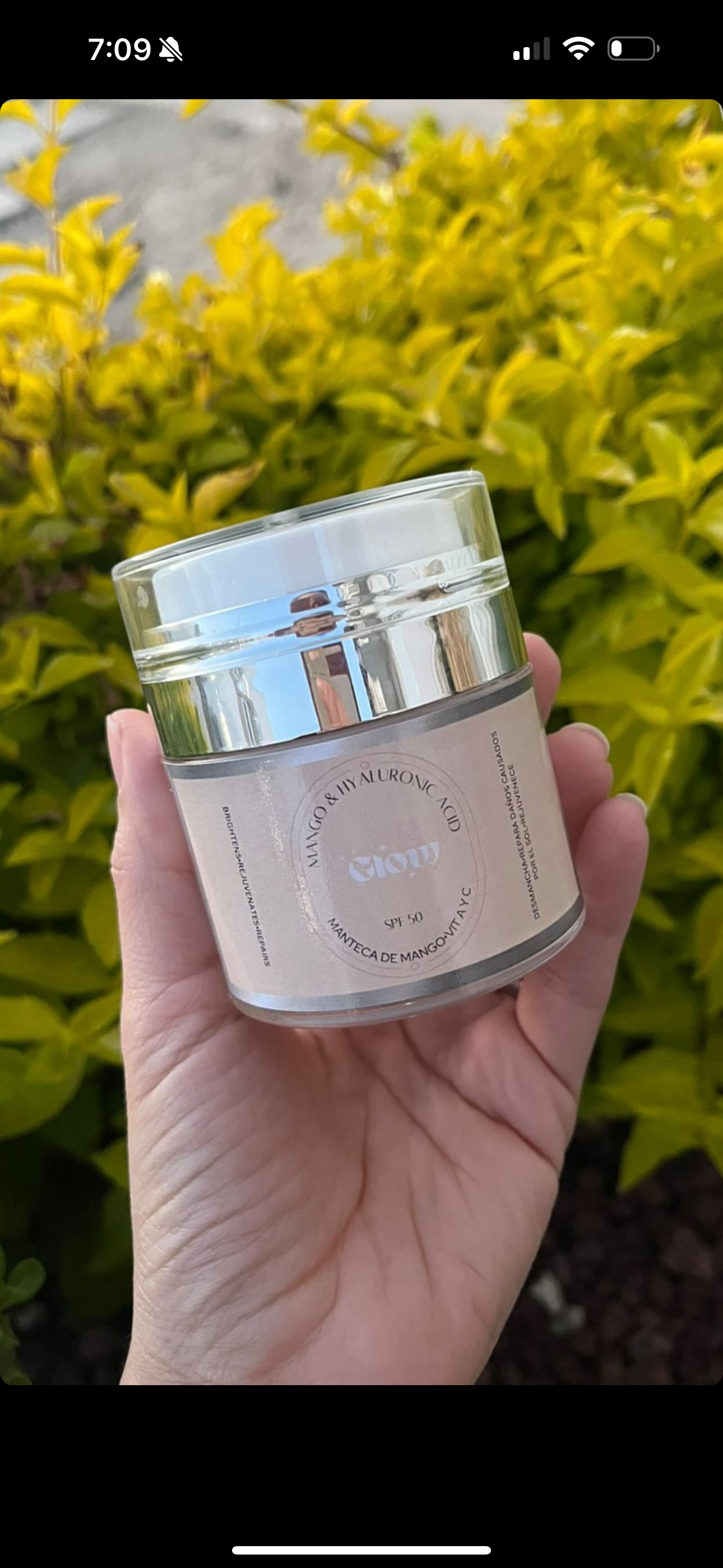 Spf 50 Mango +Acido Hyaluronico